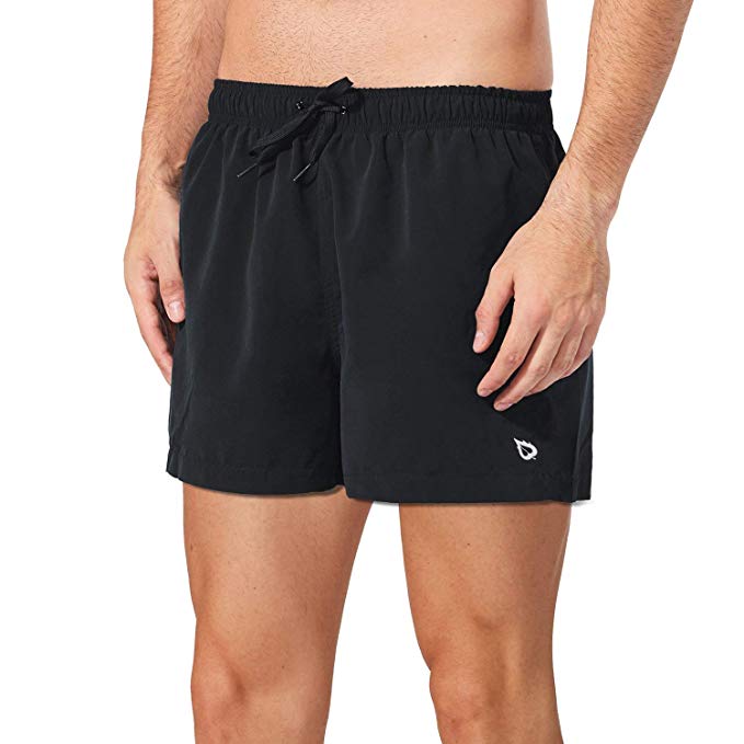 BALEAF Mens Quick Dry Swim Trunks Beach Shorts Mesh Lining with Pockets