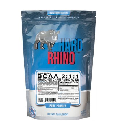 Hard Rhino BCAA 211 Instantized Powder 500 Grams