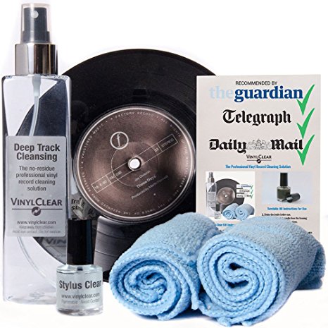 Audiophile Choice Advanced Vinyl Record Cleaning Kit - Return Your LP's To Their Just Pressed Sound