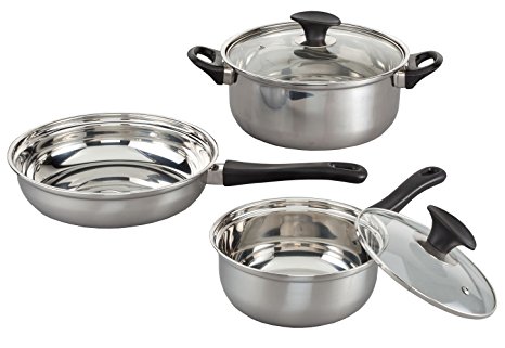 5 Pc. Stainless Steel Cookware Set