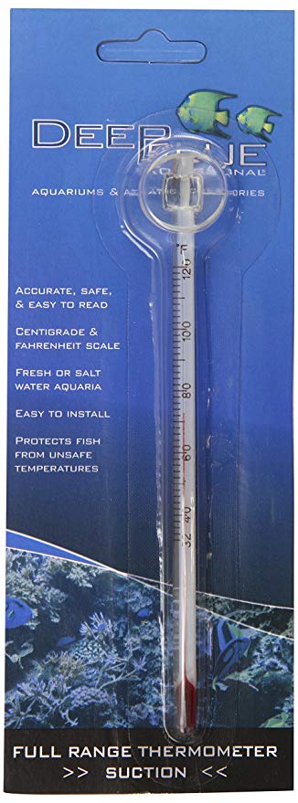 Deep Blue Professional ADB12303 High Performance Suction Thermometer for Aquarium