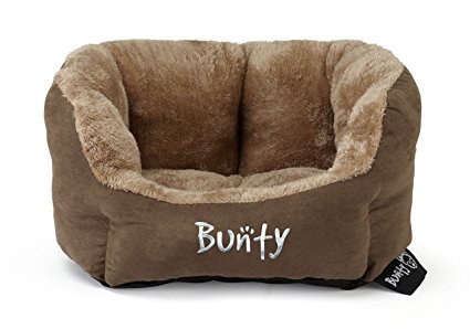 Bunty Polar Dog Bed Soft Washable Fleece Fur Cushion Warm Luxury Pet Basket - Small