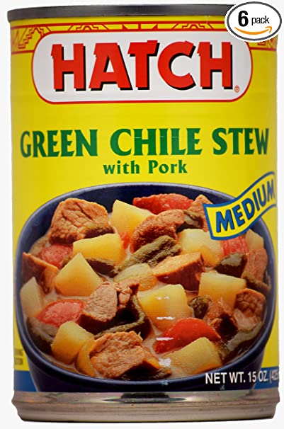 Hatch Green Chile Stew with Pork (Pack of 6)