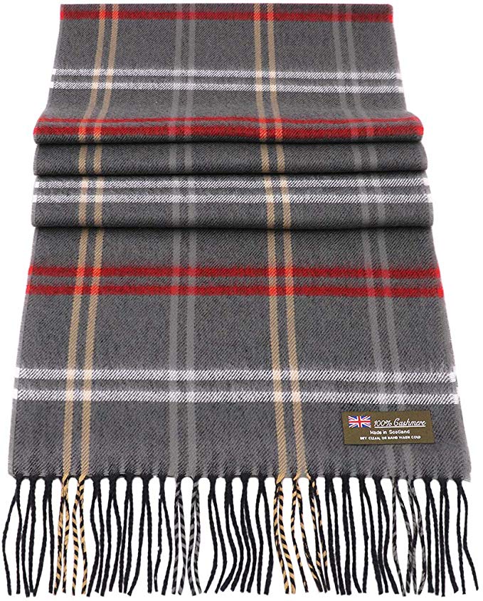 Rosemarie Collections 100% Cashmere Winter Scarf Made In Scotland