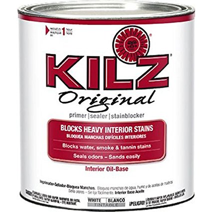 KILZ Original Multi-Surface Stain Blocking Interior Oil-Based Primer/Sealer, White, 32oz