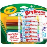 Crayola Washable Dry Erase Markers Assorted Colors 12 count 98-5812