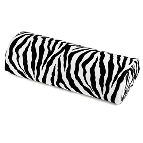 Hand Rest Cushion Pillow Nail Art Design Manicure Half Column (Zebra Stripe) by Nicky's Gift