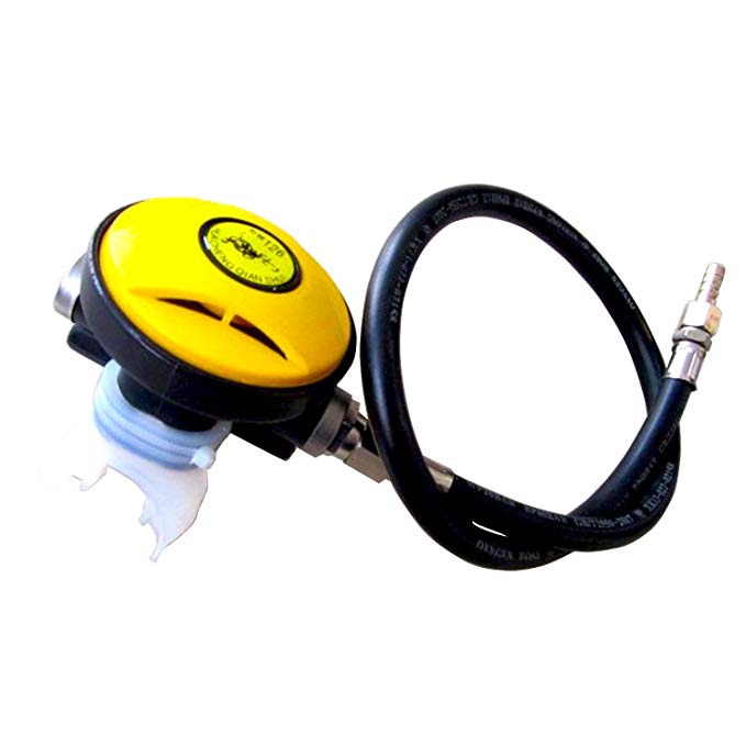 REAMTOP Scuba Diving Equipment- Second Stage Regulator Octopus Hookah with Mouthpiece
