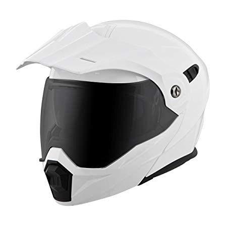 Scorpion EXO-AT950 Modular Solid Street Motorcycle Helmet - White/Small