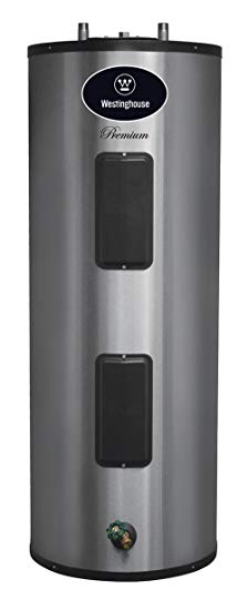 Westinghouse WER052C2X055N06 Electric Water Heater with Durable 316L Stainless Steel Tank, 52 gallon, 5500W, 6-Year Warranty