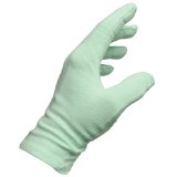 Malcolms Miracle MENs Ultimate Moisturizing Gloves - Larger size to fit mens hands - Made in the USA with biodegradable packaging Green