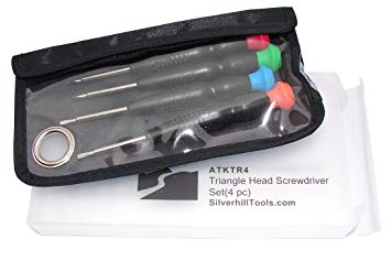 Silverhill Tools ATKTR4 Triangle Head Screwdriver Set (4pc)