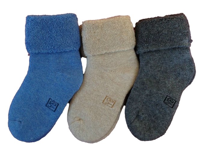 Lian LifeStyle Children Cashmere Wool Socks Plain Color