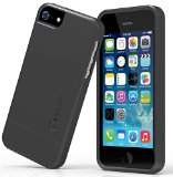 iPhone 5 5S Case  Stalion Slider Series Hard Case Matte Black Premium Coated Non Slip Texture Lifetime Warranty Sliding Style Seamless Perfect Fit  Protective Microfiber Soft-Interior  Smooth Scratch Proof Surface