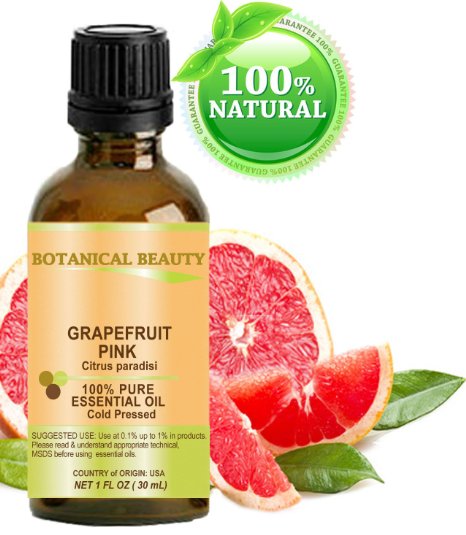 GRAPEFRUIT Essential Oil 100 Pure Therapeutic Grade Premium Quality Undiluted 1 Floz- 30 ml by Botanical Beauty