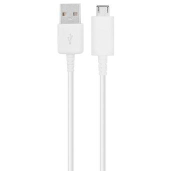 Samsung EP-DG925UWE Micro USB Cable for Galaxy S6 & Galaxy S6 Edge (3 feet) - White - Non-Retail Packaging