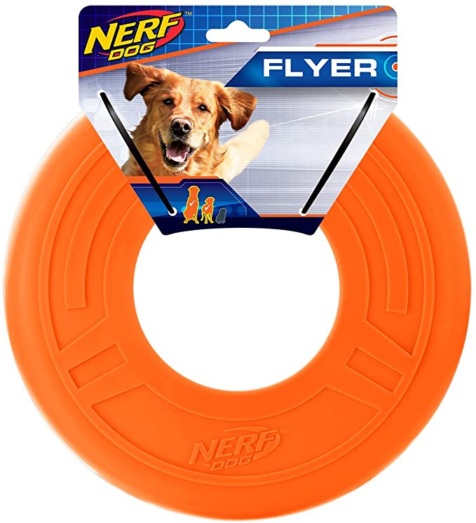 Nerf Dog 10in Atomic Flyer - Orange