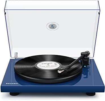 Record Player Bluetooth Output,Vinyl Turntable with Built-in Phono Pre-amp USB Digital Output Vinyl Player with Moving Magnetic Cartridge Counter Weight and RCA Output