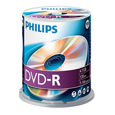 Philips DVD-R DM4S6B00F/00 - blank DVDs (4.7 GB, DVD-R, 120 min, 16x)