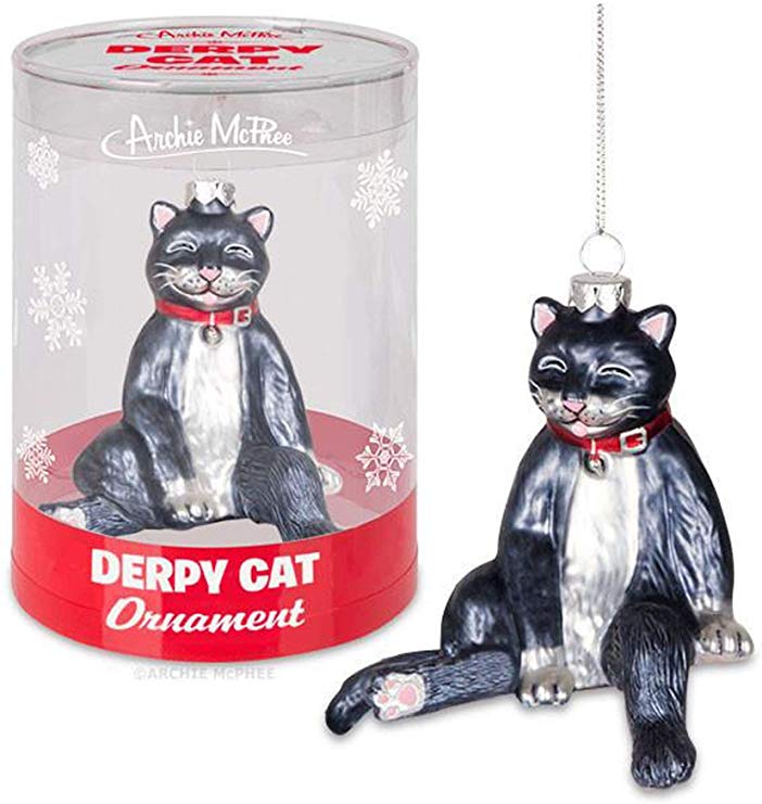 Accoutrements Derpy Cat Ornament Standard