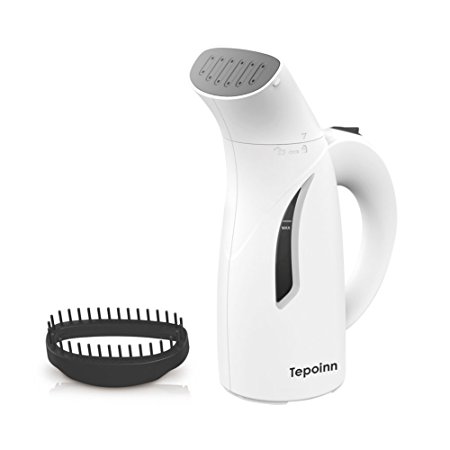 Tepoinn Garment Steamer 135ml Portable Handheld Fabric Steamer Ultra Fast Heat-up 150W/400W Adjustable Power For Ironing and Steam Face with Global Voltage