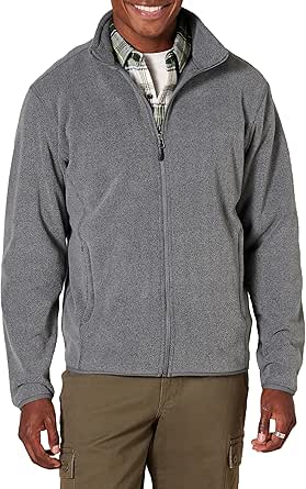 Amazon Essentials mens Full-zip Polar Fleece JacketFleece Jacket