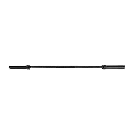 CAP Barbell Black Olympic 2" Solid Chrome bar, 6',