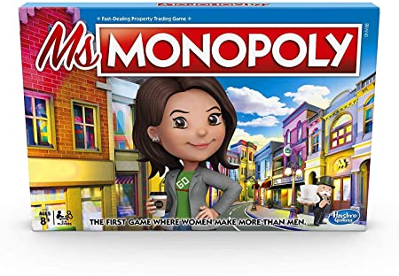 Monopoly Ms.Monopoly Board Game for Ages 8 & Up