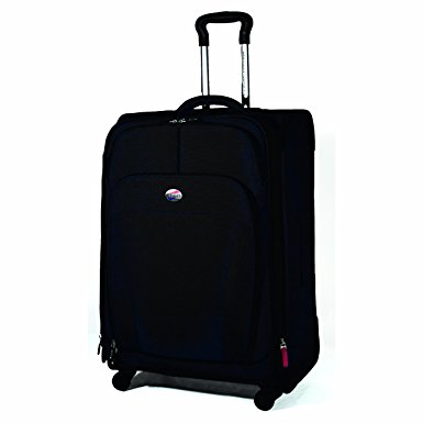 American Tourister Luggage Ilite Dlx 25 Inch Spinner, Black, One Size