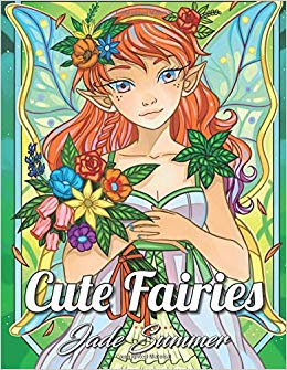 Cute Fairies: An Adult Coloring Book with Adorable Fairy Girls, Magical Forest Animals, and Delightful Fantasy Scenes for Relaxation