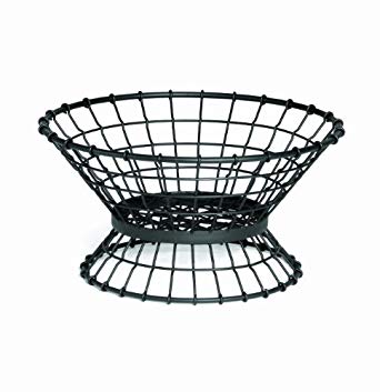 TableCraft Products GML15 Round Lock-N-Load Basket, Black