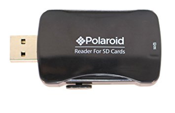 Polaroid High Speed SD Card Reader ( SD, SDHC ) - Hi-Speed USB