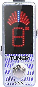 VSN High Precision Guitar Chromatic Tuner Pedal Tiny Tune Pedals True Bypass