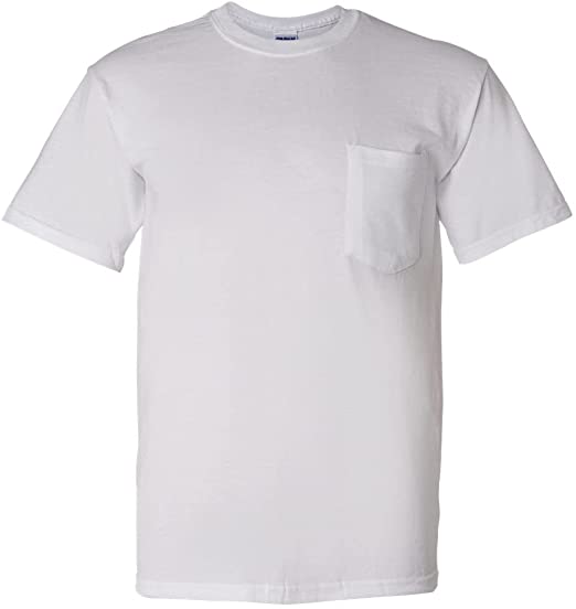 Gildan Men's DryBlend Workwear T-Shirts with Pocket, 2-Pack