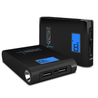 Maxboost Electron Dual-Port 3A Usb Portable External Battery Pack, 10000mAh
