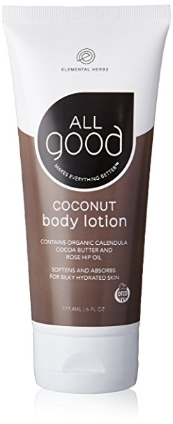 All Good Body Lotion Coconut, 6 oz