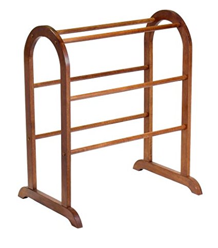 Winsome Wood Quilt Rack, Walnut