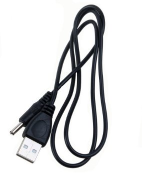 USB A Male to 3.5 x 1.35mm DC Plug Barrel Connector Charge Cable 42cm