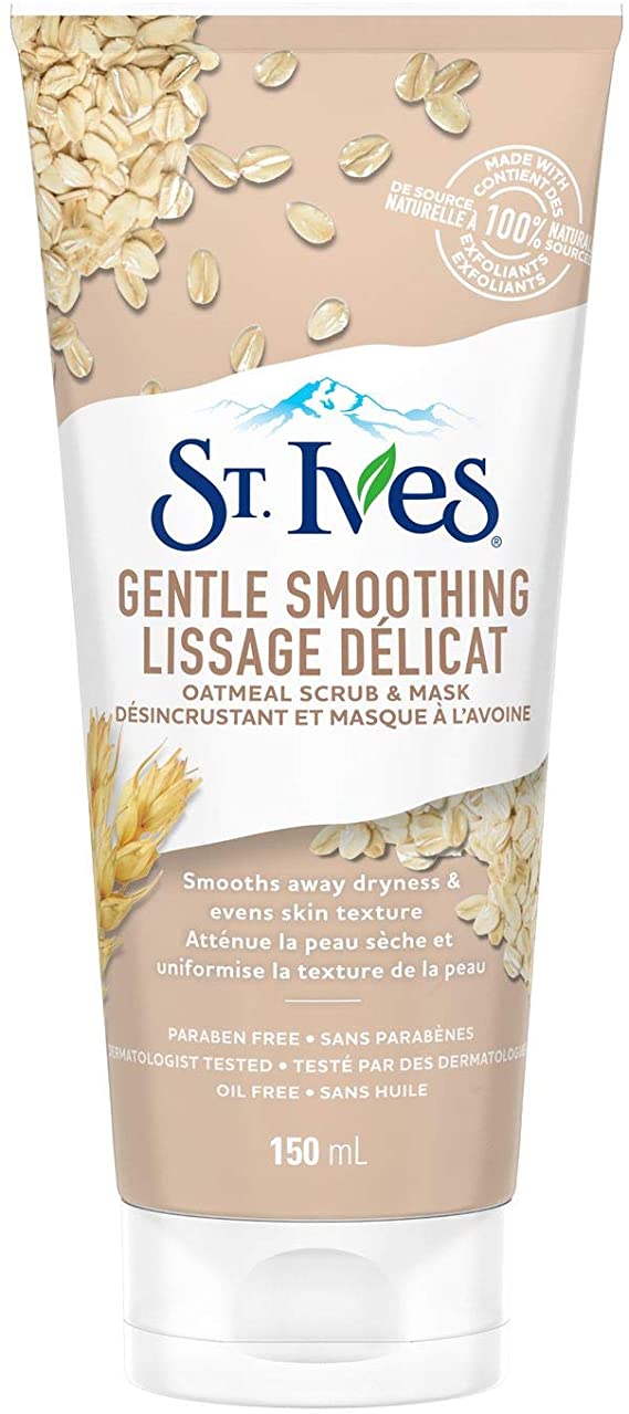St. Ives Facial Scrub Gentle Smoothing Oatmeal Scrub & Mask 150ml