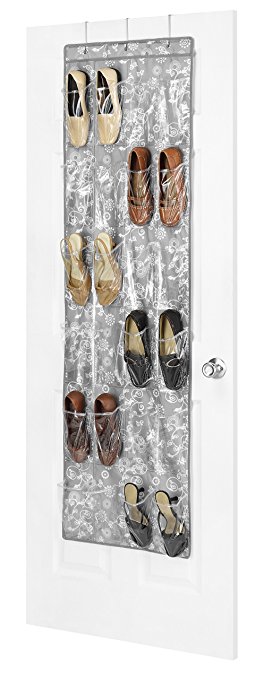 Whitmor Over the Door Shoe Bag, 24-pair