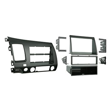 Metra 99-7871 Single DIN/Double DIN Installation Kit for 2006-2009 Honda Civic Vehicles Charcoal Grey