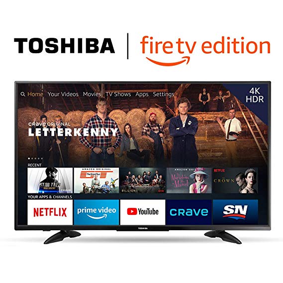 Toshiba 43-inch 4K Ultra HD Smart LED TV with HDR - Fire TV Edition