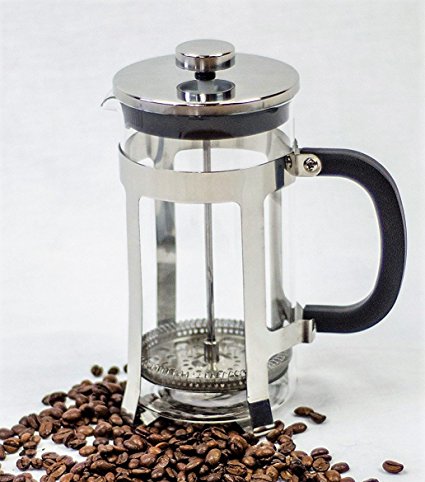 Nuvita French Press Coffee Maker | 8-Cup, 34-Ounce Capacity | - Premium Quality - Coffee, Tea, Expresso Maker - Easy Cleaning, Glass, Stainless Steel, Heat Resistant Pot