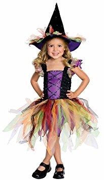 Let's Pretend Child's Glitter Witch Costume, Toddler