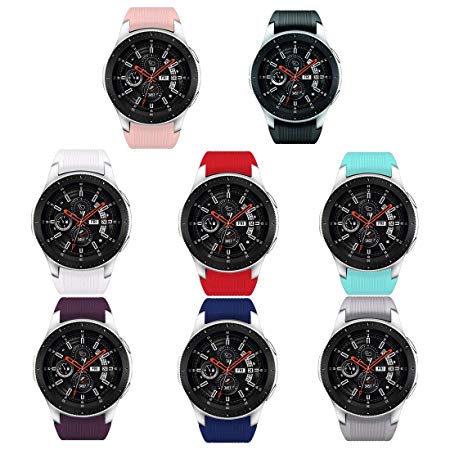 GinCoband 8PCS Sport Bands Replacement for Samsung Galaxy Watch 42mm,46mm,No Tracker