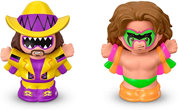 WWE Ultimate Warrior & Macho Man Randy Savage Figures by Little People