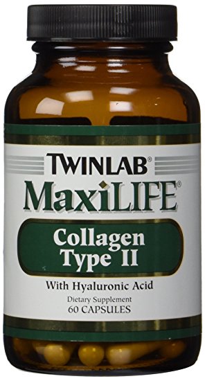 Twinlab MaxiLife Collagen Type II with Hyaluronic Acid, 60 Capsules