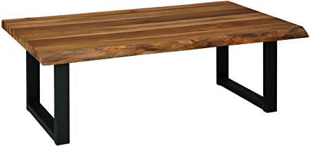 Signature Design by Ashley - Brosward Rectangular Wood Coffee Table, Brown/Black