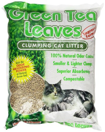 Green Tea Leaves Cat Litter - 7 liters