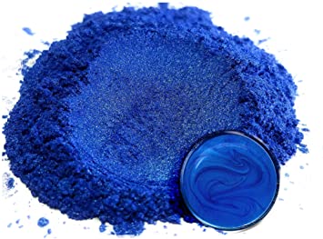 Mica Powder Pigment “Pacific Blue” (25g) Multipurpose DIY Arts and Crafts Additive | Woodworking, Epoxy, Resin, Natural Bath Bombs, Paint, Soap, Nail Polish, Lip Balm (Pacific Blue, 25G)